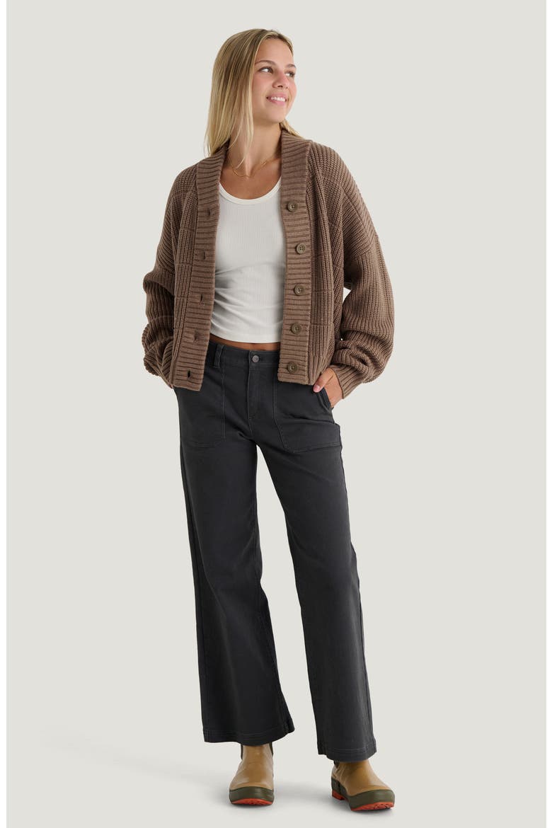 Coastloom Cardigan, Alternate, color, FOSSIL