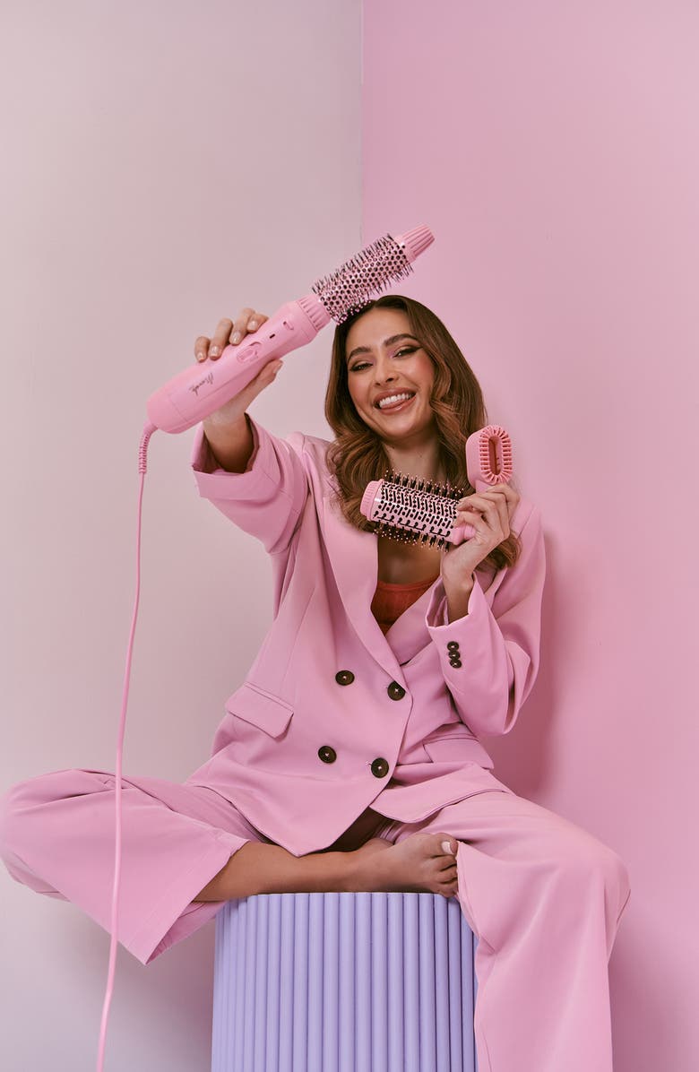 Mermade Hair Interchangeable Blow Dry Brush - Pink, Alternate, color,