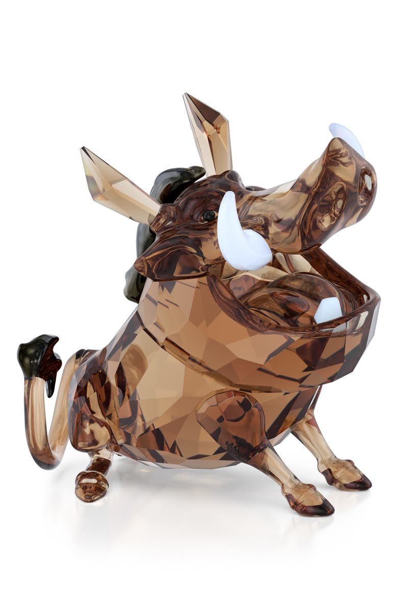 Swarovski x Disney<sup>®</sup> The Lion King Pumba Figurine, Main, color,