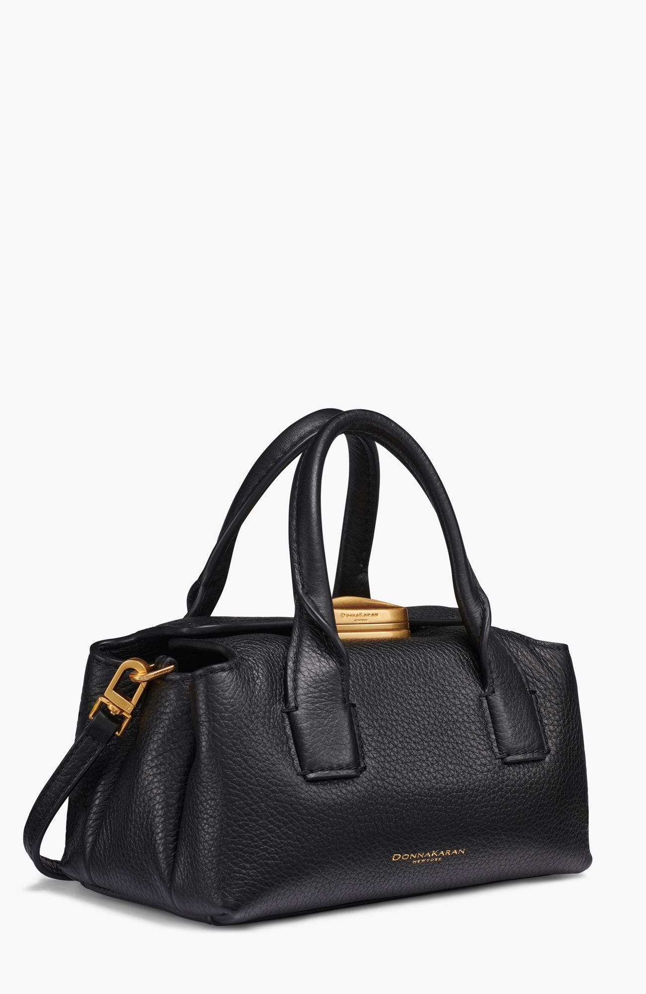 Amagansett Mini Satchel, Alternate, color, Blk/Gold