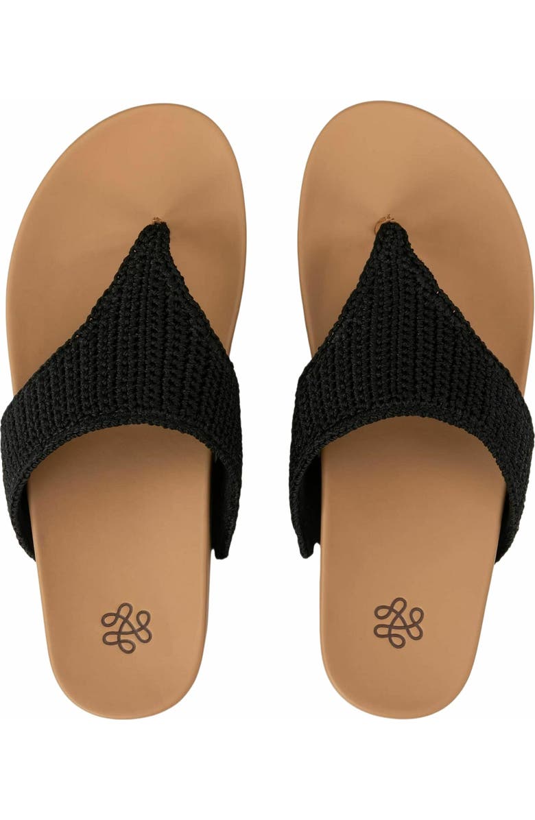 The Sak Everly Sandal, Alternate, color, Black Crochet