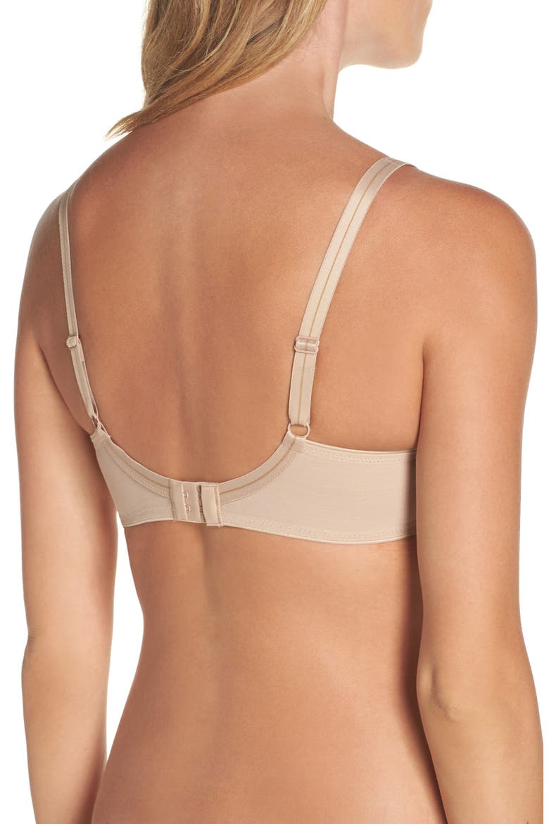 C Essential Full Coverage Underwire T-Shirt Bra, Alternate, color, ULTRA NUDE