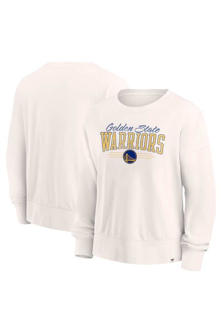 Women's Fanatics Branded Cream Golden State Warriors Close the Game Pullover Sweatshirt, Alternate, color, Cream