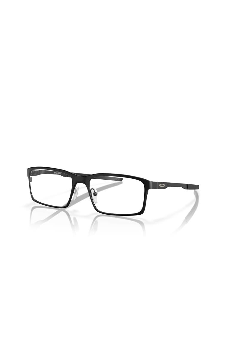 Oakley 54mm Rectangle optical glasses, Main, color, Black