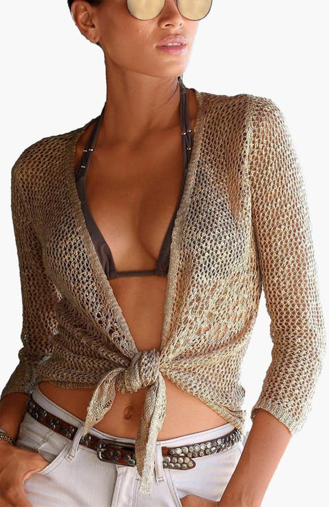 Open Work Cardigan