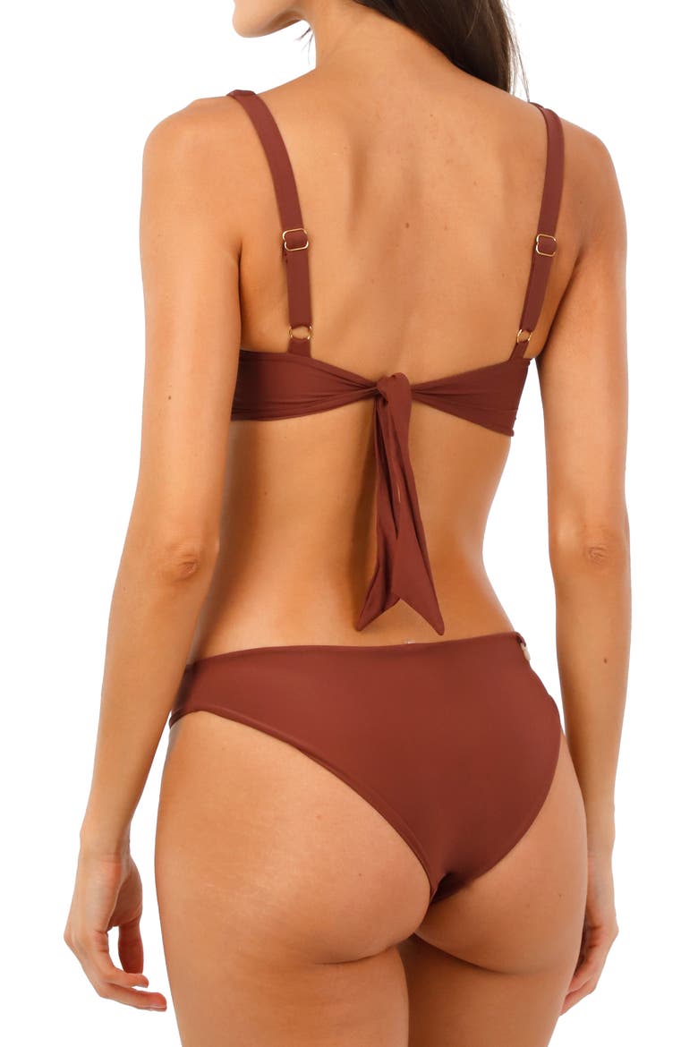 Neo Paramount Bikini Bottoms, Alternate, color, BARN RED