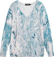 Desigual Abstract Print Sweater