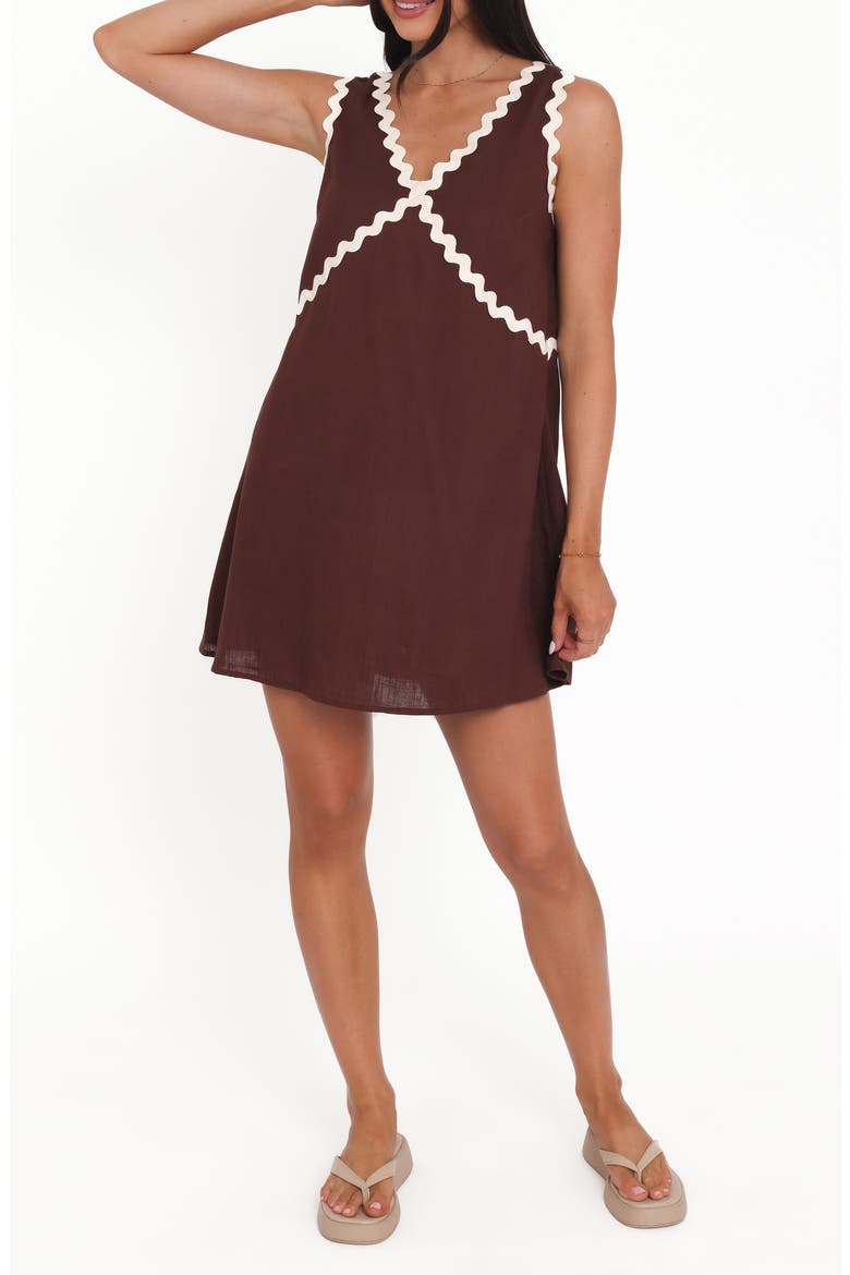Lark Minidress, Main, color, BROWN