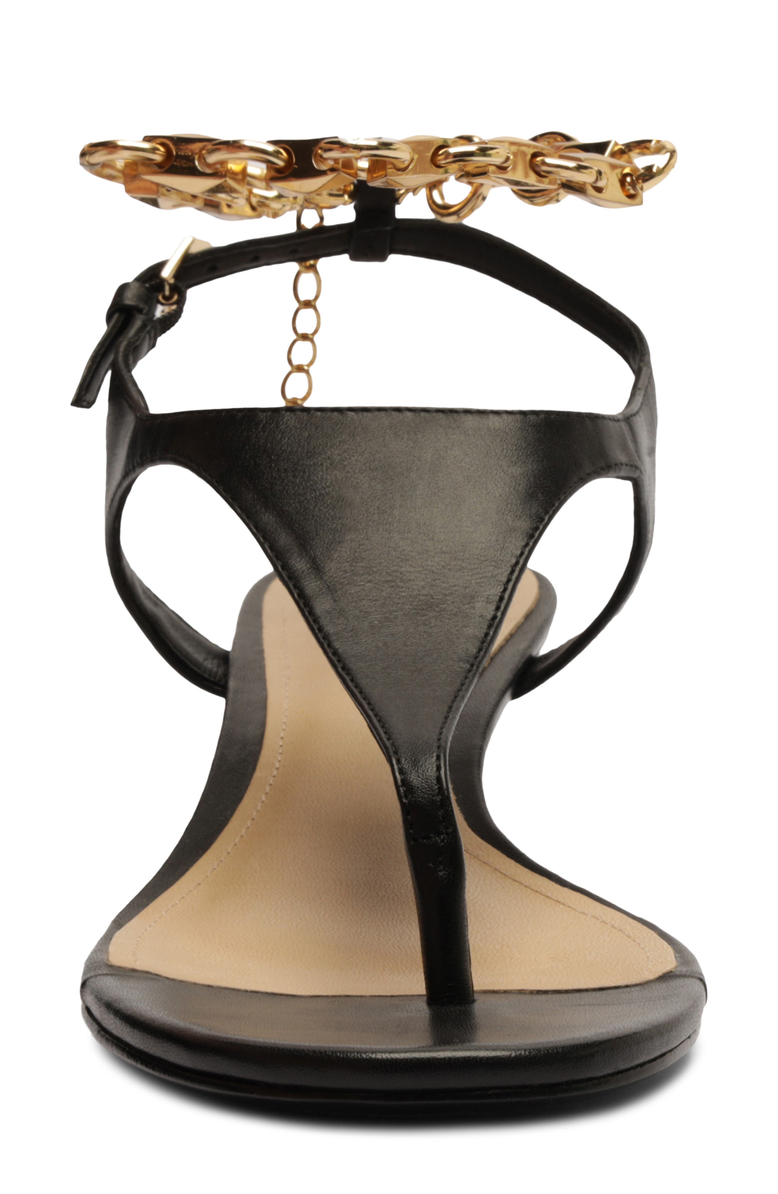 Schutz Lys Ankle Strap Wedge Sandal, Alternate, color, Black