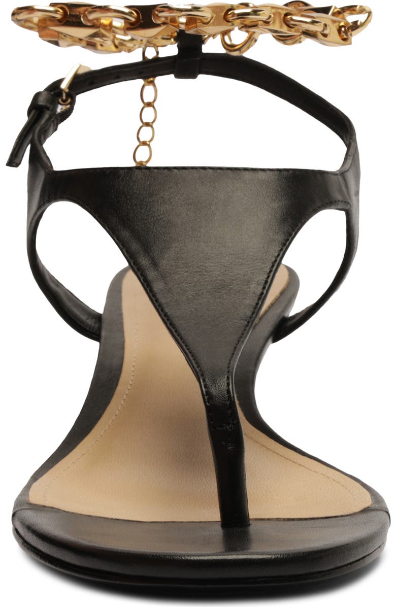 Schutz Lys Ankle Strap Wedge Sandal, Alternate, color, Black