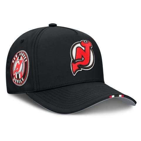 Men's Fanatics Black New Jersey Devils 2025 NHL Draft Authentic Pro On-Stage Podium A-Frame Adjustable Hat