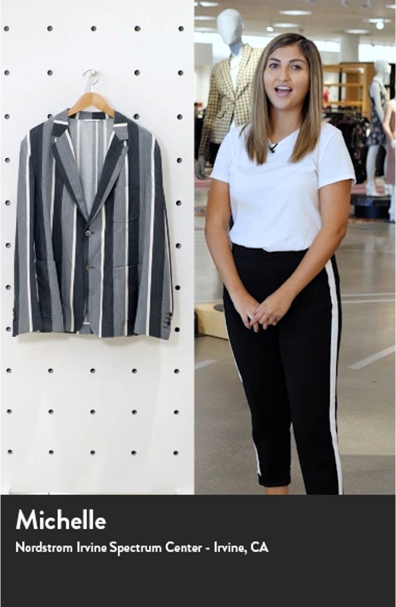 Stripe Wool & Cotton Jacket, sales video thumbnail