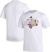 adidas Men's adidas x Rich Mnisi Pride Collection White Texas A&M Aggies Pregame AEROREADY T-Shirt