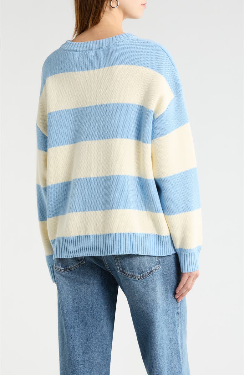 SUGARLIPS Golf Birdie Stripe Sweater, Alternate, color, 