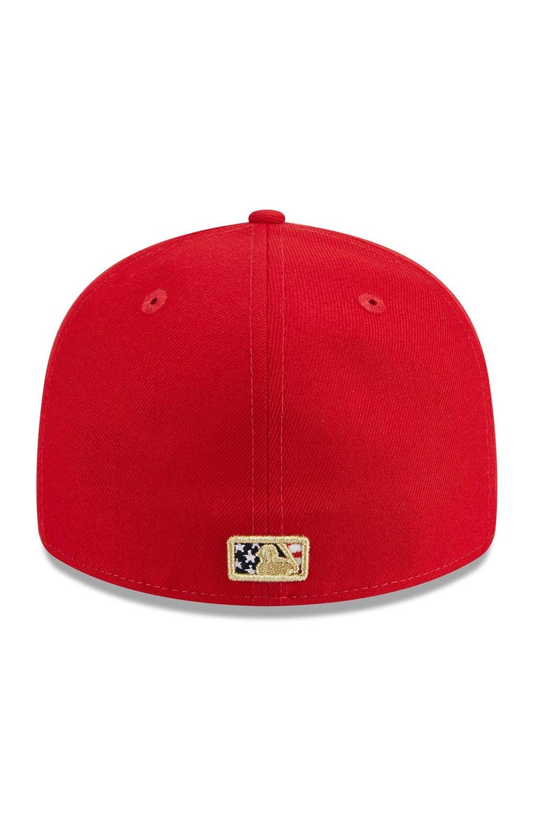 New Era Men's New Era Red Detroit Tigers 2023 Fourth of July Low Profile 59FIFTY Fitted Hat, Alternate, color, Red