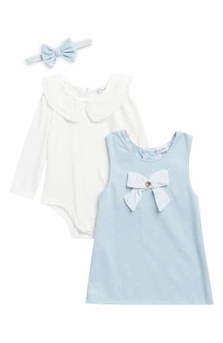 Kids' 3-Piece Jumper Dress, Bodysuit & Headband Set