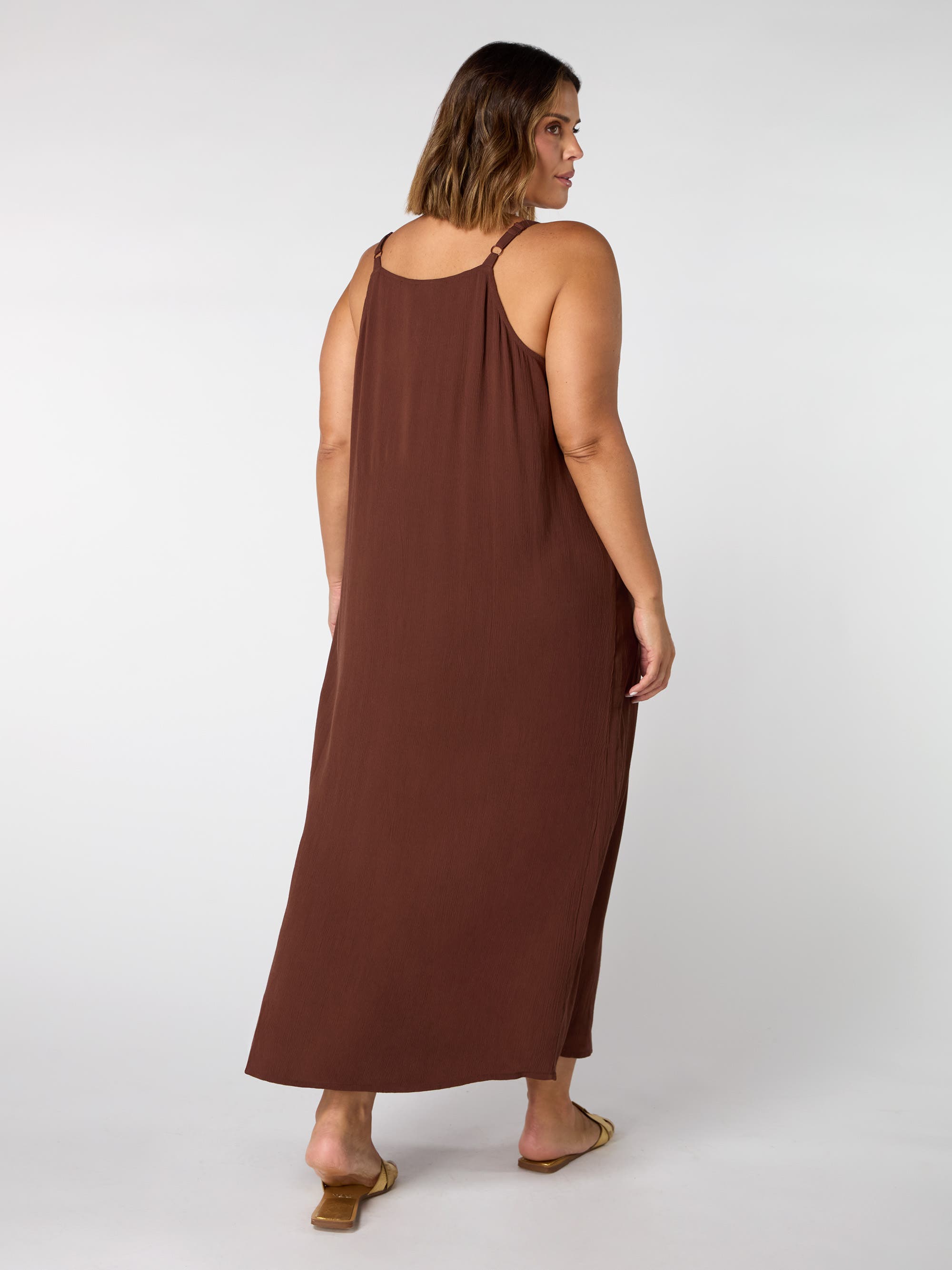 Crinkle Strappy Dress - image 2