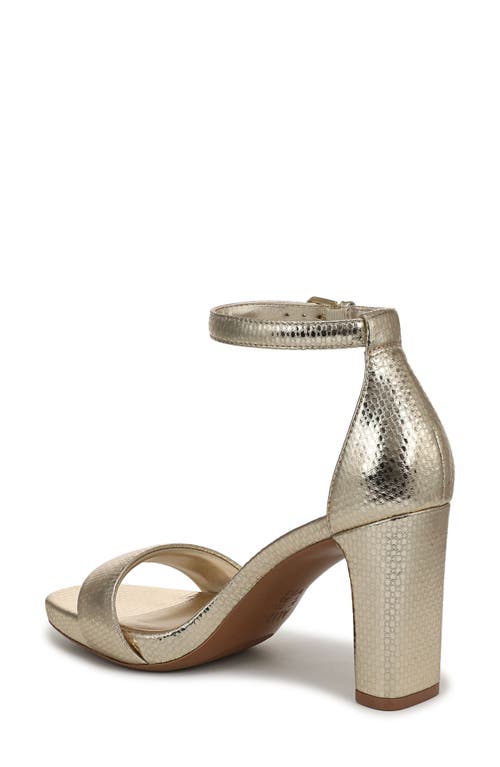 Naturalizer Joy Ankle Strap Sandal In Gold