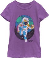 NASA Girl's NASA Retro Astronaut Graphic T-Shirt