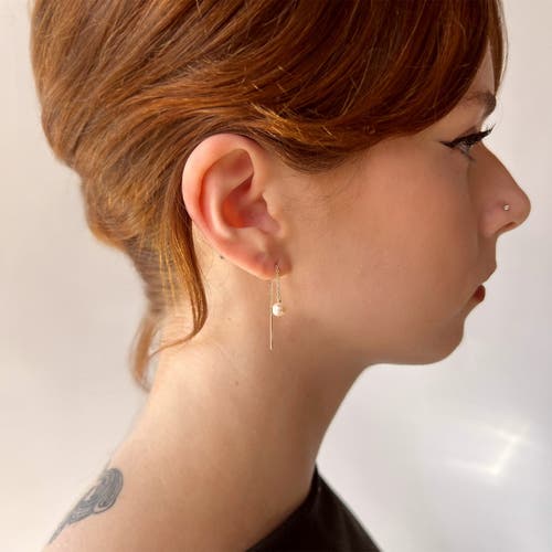 Astor & Orion Paloma Pearl Threaders In Gold
