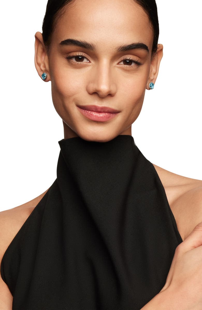 David Yurman Châtelaine Earrings, Alternate, color, Blue Topaz