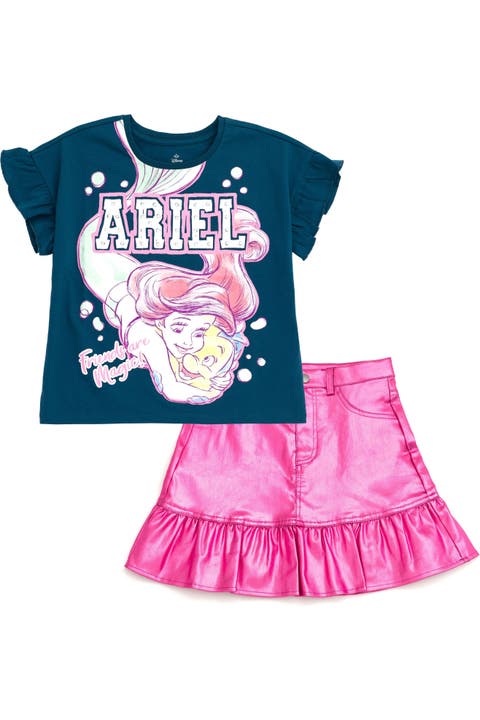 The Little Mermaid Princess Ariel 2-Piece T-Shirt and Skirt Set