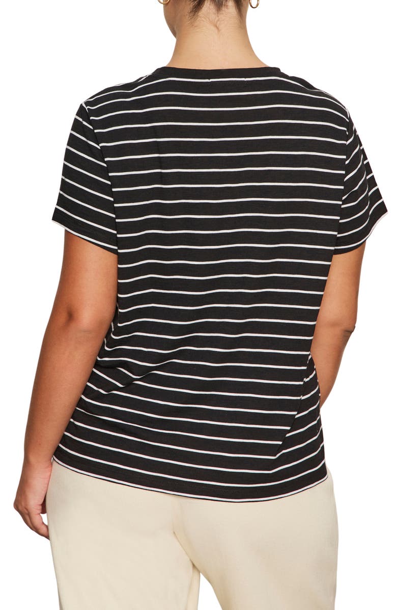 Sanctuary The Perfect T-Shirt, Alternate, color, Black