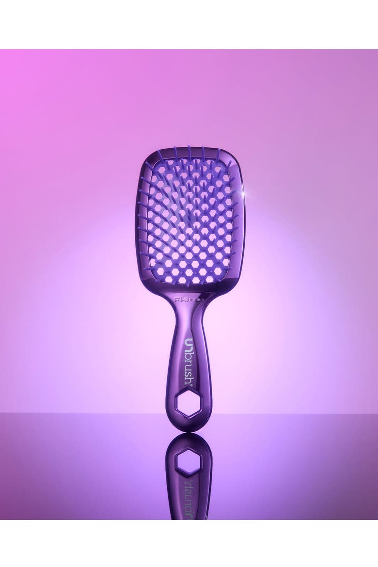 Detangling Brush, Alternate, color, Purple Stellar