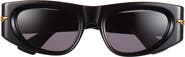 Bottega Veneta 51mm Oval Sunglasses