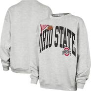 '47 Women's '47  Gray Ohio State Buckeyes Icon Fleece Sweatshirt
