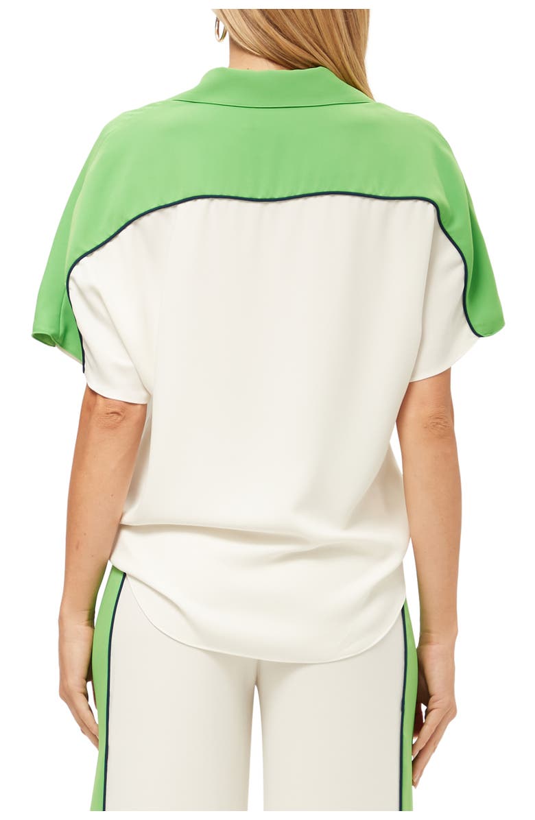 Trina Turk Series 2 Colorblock Button Up Top, Alternate, color, 