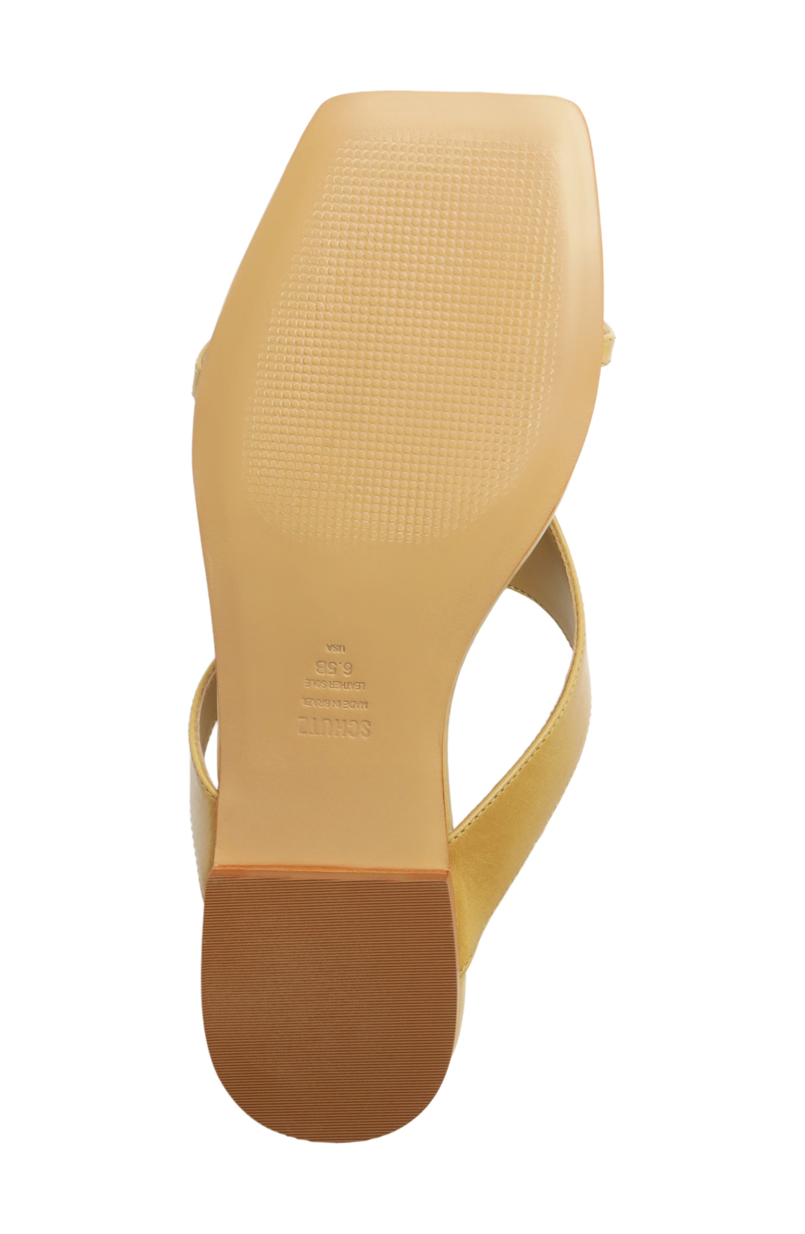 Schutz Tana Flat Flip-Flop, Alternate, color, Ecru Olive