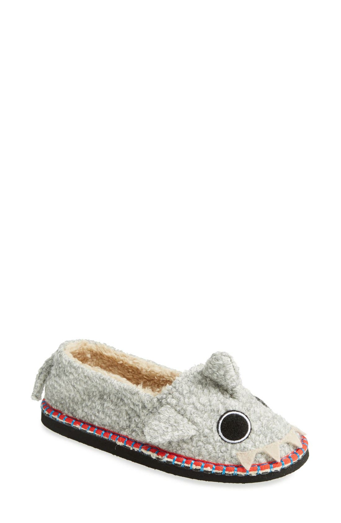 Tigerbear Republik 'Beastie Besties' Slipper, Main, color, SHARK