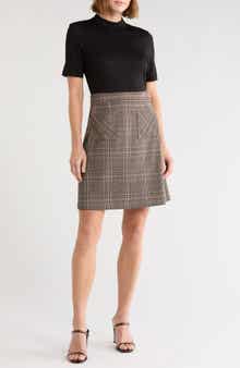 Mixed Media A-Line Dress