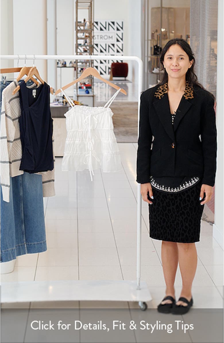 Tie-Shirred Camisole, sales video thumbnail