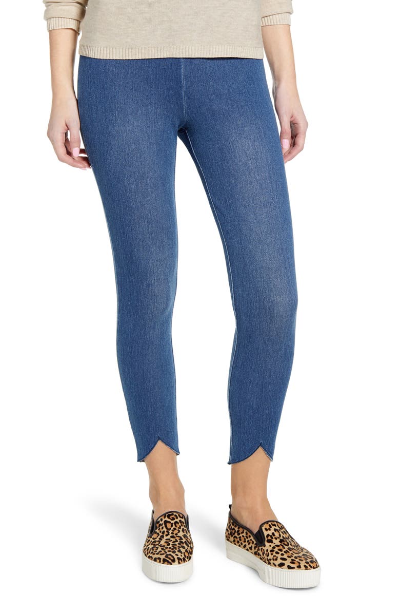 Lysse ́ Lynette Scallop Edge Denim Leggings, Main, color,