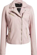 MAURITIUS Sofia Lambskin Moto Jacket