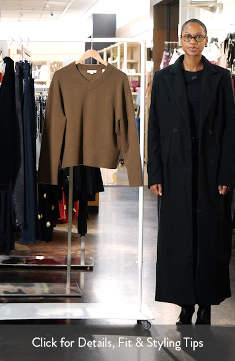 Wool & Cashmere V-Neck Sweater, sales video thumbnail