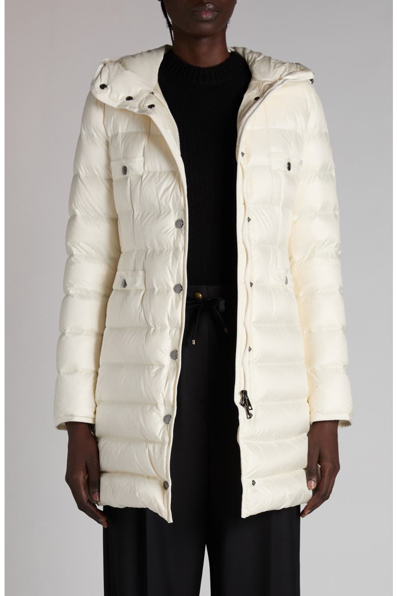 Hirma Down Long Parka, Main, color, SILK WHITE