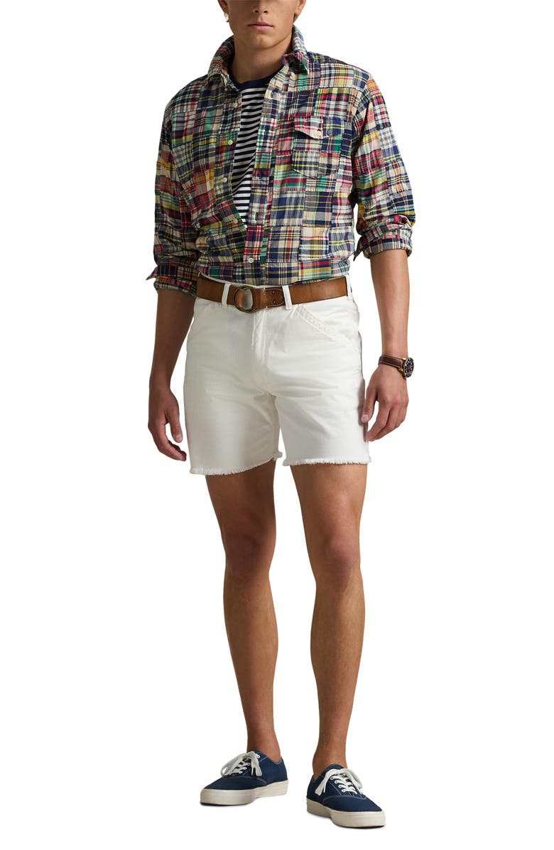 Polo Ralph Lauren Plaid Button-Down Shirt, Alternate, color, Madras Patchwork