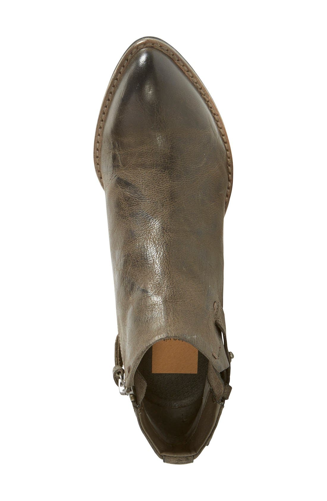 'Sierra' Bootie, Alternate, color, DARK GREY LEATHER