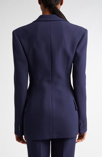 Sculpted Crepe Blazer