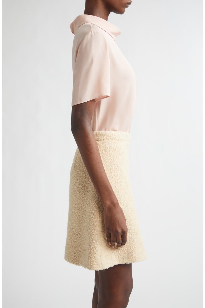 Silk Georgette Top, Alternate, color, ROSE
