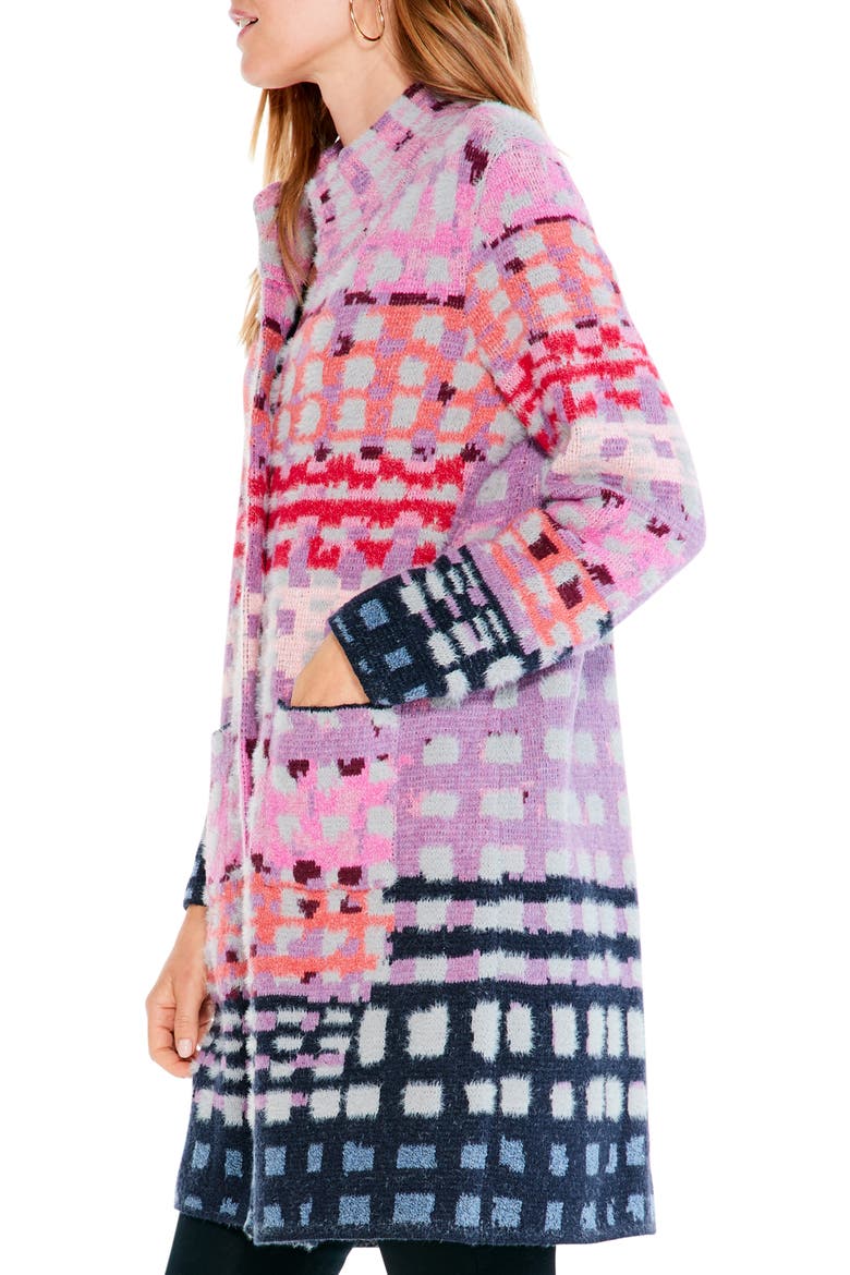 Winter Heat Knit Coat, Alternate, color, PINK MULTI
