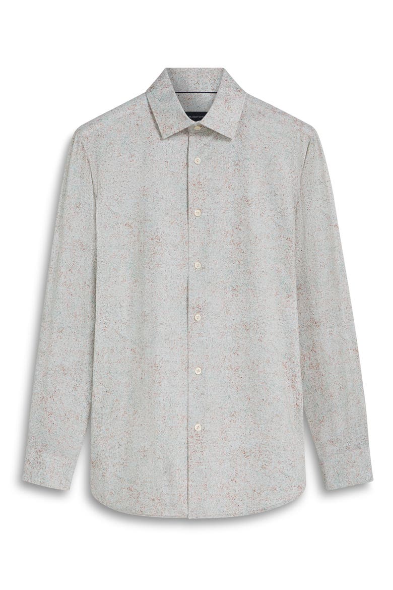 James OoohCotton® Marble Print Button-Up Shirt, Alternate, color, BEIGE SALMON