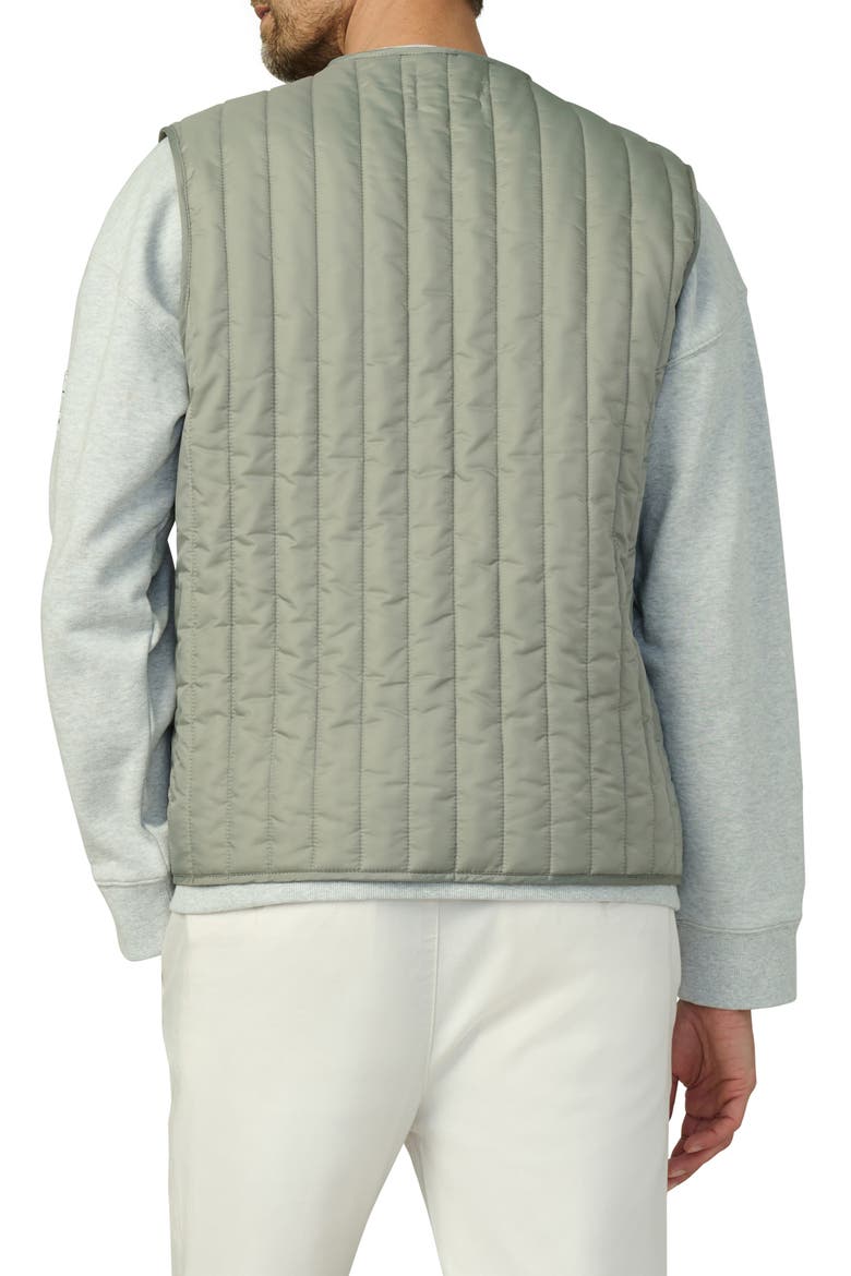 Rory Water Resistant Quilted Vest, Alternate, color, DRIED SAGE