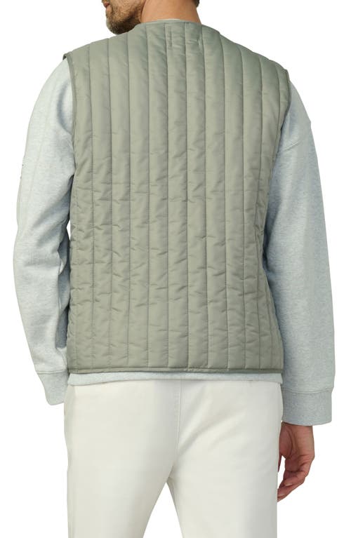Joe's Rory Water Resistant Quilted Vest In Dried Sage