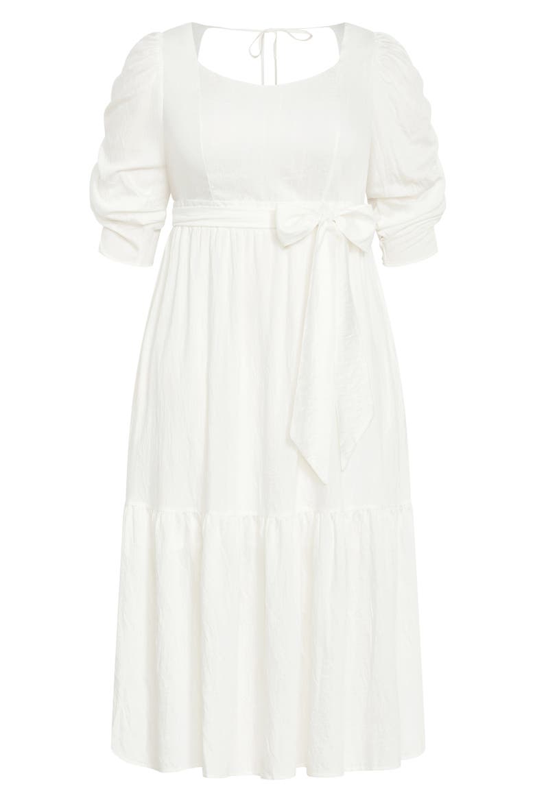 Poppie Tie Waist Maxi Dress, Alternate, color, IVORY