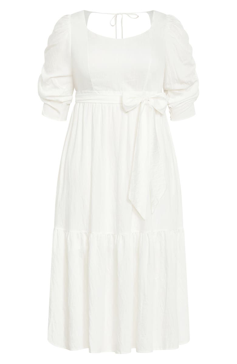 City Chic Poppie Tie Waist Maxi Dress, Alternate, color, 