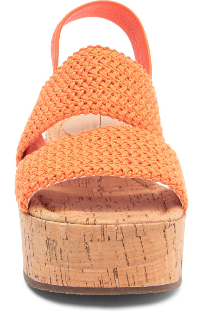 Cassie Platform Wedge Slingback Sandal